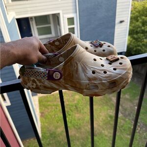 Crocs X Cinnamon Toast Crunch Clogs Sandals M Size 10 / W Size 12 READ